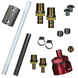 FASS FUEL SYSTEMS DIESEL FUEL BULKHEAD AND CONVOLUTED SUCTION TUBE KIT (STK-1003)