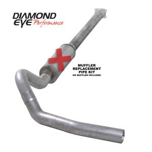 Exhaust - Exhaust Systems - Diamond Eye Performance - Diamond Eye Performance 2001-2005 CHEVY/GMC 6.6L DURAMAX 2500/3500 (ALL CAB AND BED LENGHTS)-4in. ALUMIN K4110A-RP