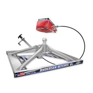 Andersen Hitch Aluminum Ultimate 5th Wheel Connection  Flatbed Mount Toolbox Version