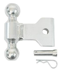 Andersen Hitch EZ Adjust 1-7/8" x 2" Plated Steel Combo Ball with Pin & Clip