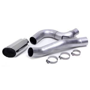 Monster Exhaust System 5-inch Single S/S-Chrome Tip CCSB for 13-18 Ram 2500/3500 Cummins 6.7L Banks Power