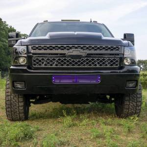 Wehrli Custom Fabrication - 2011-2014 Chevrolet Silverado 2500/3500HD Lower Valance Filler Panel with Tow Hook Cutouts - Image 4