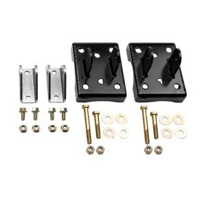 Suspension/Lifts/Steering - Suspension Parts - Wehrli Custom Fabrication - 2020-2022 Duramax Traction Bar Brackets & Hardware Install Kit