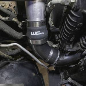 Wehrli Custom Fabrication - 2006-2010 LBZ/LMM Duramax Passenger Side Intercooler Outlet Elbow Kit - Image 2