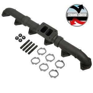 BD Diesel - CAT T6 Ceramic Coated Exhaust Manifold Catepillar 3406E 1993-1998 / C15 NON-ACERT 1999-2003 BD Diesel - Image 1