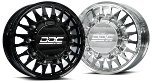 DDC Wheels - DDC Wheels Dually Wheels The Spoke Forged 22x8.25 8x210 Gloss Black 11-25 Silverado/Sierra 3500 DDC Wheels 210-22-25GB-A - Image 1