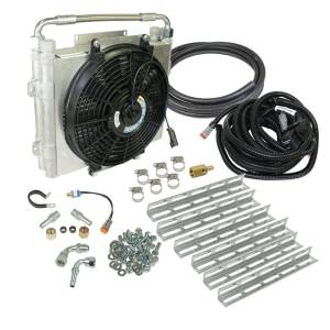 BD Diesel - BD Diesel Xtrude Double Stacked Transmission Cooler Kit - Universial 5/8in Tubing 1030606-DS-58 - Image 1