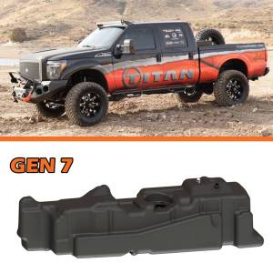Titan Fuel Tanks - Titan Fuel Tanks 2011-2016 Ford F-250/F-350 6.7L Powerstroke 60 Gallon Gen 7 Midship Replacement Tank - Crew Cab Short Bed 7021211 - Image 1