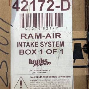 Banks Power - Scratch & Dent - Banks Ram-Air Cold Air Intake - Dry Filter 42172-D - 2007-10 GM 6.6L LMM Duramax - Image 1