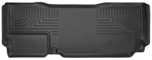 Husky Liners - Husky Liners 11-15 Ford F250/F350/F450 Super Duty Ext Cab WeatherBeater Black 2nd Seat Floor Liners 19721 - Image 1