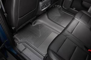 Husky Liners - Husky Liners 19-23 Chevrolet Silverado 1500 Crew Cab WeatherBeater Blk Front & 2nd Seat Floor Liners 94021 - Image 6