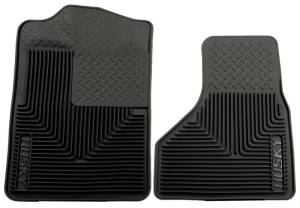 Husky Liners - Husky Liners 08-10 Ford F-250/F-350/F-450 SuperDuty Heavy Duty Black Front Floor Mats 51201 - Image 1