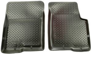 Husky Liners - Husky Liners 97-04 Ford Truck (1/2 and 3/4 Ton Light Duty Only) Classic Style Black Floor Liners 33301 - Image 1