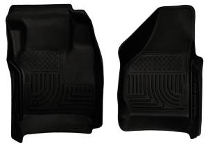 Husky Liners - Husky Liners 08-10 Ford SuperDuty Regular/Super/Crew Cab WeatherBeater Black Floor Liners 18381 - Image 3