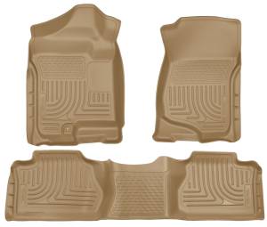 Husky Liners 07-12 Chevy Silverado/GMC Sierra Extended Cab WeatherBeater Combo Tan Floor Liners 98213