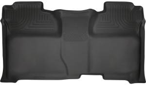 Husky Liners - Husky Liners 14 Chevrolet Silverado 1500/GMC Sierra 1500 WeatherBeater Black 2nd Seat Floor Liners 19231 - Image 1