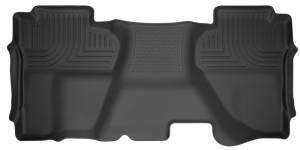 Husky Liners - Husky Liners 14 Chevrolet Silverado/14 GMC Sierra 1500 Weatherbeater Black 2nd Seat Floor Liner 19241 - Image 1