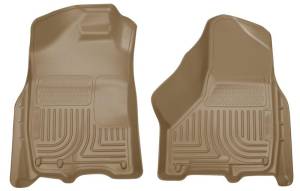 Husky Liners - Husky Liners 09-10 Dodge Ram 1500/2500/3500 WeatherBeater Front Row Tan Floor Liners 18003 - Image 2