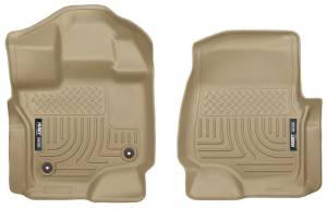 Husky Liners - Husky Liners 15-23 Ford F-150 Super/Super Crew Cab WeatherBeater Tan Front Floor Liners 18363 - Image 2