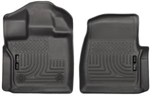 Husky Liners - Husky Liners 15-23 Ford F-150 Standard Cab Pickup WeatherBeater Front Black Floor Liners 18351 - Image 2