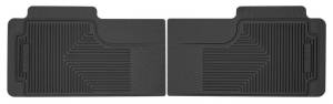 Husky Liners - Husky Liners 80-12 Ford F-150/00-05 Ford Excursion Heavy Duty Black 2nd Row Floor Mats 52011 - Image 1