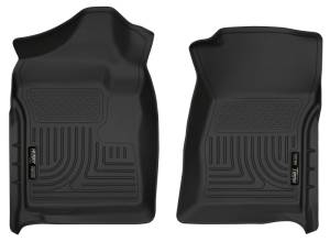 Husky Liners 07-12 Chevrolet Silverado/GMC Sierra Regular Cab WeatherBeater Black Floor Liners 18221