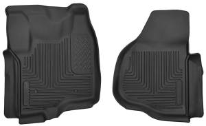 Husky Liners - Husky Liners 12-13 F-250/F-350/F-450 Super Duty X-Act Contour Black Front Floor Liners 53321 - Image 2