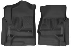 Husky Liners - Husky Liners 14 Chevrolet Silverado 1500 / GMC Sierra 1500 X-Act Contour Black Front Floor Liners 53111 - Image 2