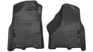 Husky Liners - Husky Liners 09-10 Dodge Ram 1500/2500/3500 WeatherBeater Front Row Black Floor Liners 18001 - Image 1