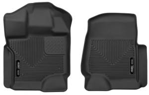 Husky Liners - Husky Liners 15-23 Ford F-150 Super/Super Crew Cab WeatherBeater Black Front Floor Liners 18361 - Image 1