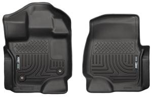 Husky Liners - Husky Liners 15-23 Ford F-150 Super/Super Crew Cab WeatherBeater Black Front Floor Liners 18361 - Image 2