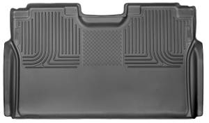 Husky Liners - Husky Liners 15-23 Ford F-150 SuperCrew Cab WeatherBeater Black 2nd Seat Floor Liner 19371 - Image 1