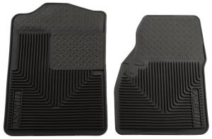 Husky Liners - Husky Liners 94-01 Dodge Ram 1500/2500/3500/80-96 Ford Bronco Heavy Duty Black Front Floor Mats 51041 - Image 2