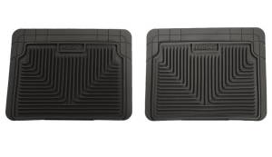 Husky Liners - Husky Liners 12-13 Dodge Ram/88-09 Toyota 4Runner Heavy Duty Black 2nd Row Floor Mats 52021 - Image 2