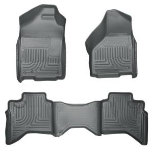Husky Liners - Husky Liners 03-08 Dodge Ram 1500/2500/3500 Quad Cab WeatherBeater Combo Gray Floor Liners 98032 - Image 3