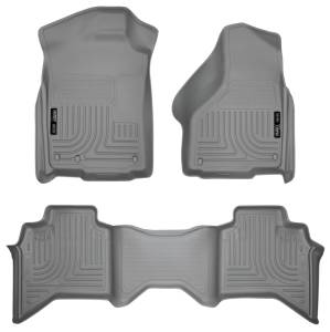 Husky Liners - Husky Liners 03-08 Dodge Ram 1500/2500/3500 Quad Cab WeatherBeater Combo Gray Floor Liners 98032 - Image 1