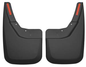 Husky Liners - Husky Liners 14 Chevrolet Silverado 1500 Black Custom Mud Guards 57881 - Image 1
