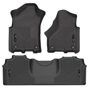 Husky Liners - Husky Liners 19-21 RAM 2500/3500 Mega Cab Weatherbeater Front and 2nd Seat Floor Liners - Black 94131 - Image 2