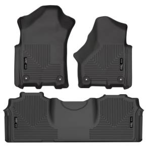 Husky Liners - Husky Liners 19-21 RAM 2500/3500 Mega Cab Weatherbeater Front and 2nd Seat Floor Liners - Black 94131 - Image 1