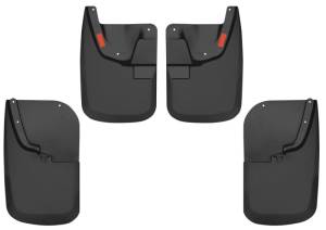 Husky Liners - Husky Liners 11-16 Ford F-250 Super Duty/F-350 Super Duty Front and Rear Mud Guards - Black 56686 - Image 1