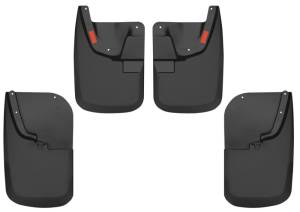 Husky Liners - Husky Liners 11-16 Ford F-250 Super Duty/F-350 Super Duty Front and Rear Mud Guards - Black 56686 - Image 2
