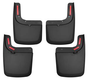 Husky Liners - Husky Liners 17 Ford F-250 Super Duty / F-350 Super Duty Front and Rear Mud Guards (w/ Flares) Black 58476 - Image 2