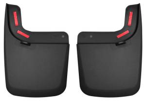 Husky Liners - Husky Liners 17 Ford F-250 Super Duty / F-350 Super Duty Rear Mud Guards (w/ Flares) Black 59471 - Image 1