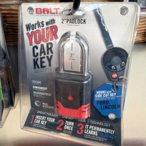 BOLT - Scratch & Dent - BOLT 2 in. Padlock 7023540 - Ford/Lincoln Side-Cut Key - Image 2