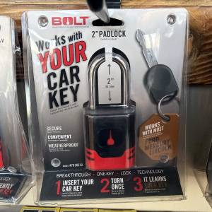 BOLT - Scratch & Dent - BOLT 2 in. Padlock 7018519 - Ford/Mercury/Lincoln Key - Image 2