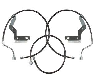 Carli Suspension - 05-07 Ford F250/350 SD Hardware Braided Brake Lines 4.5in System - Image 2