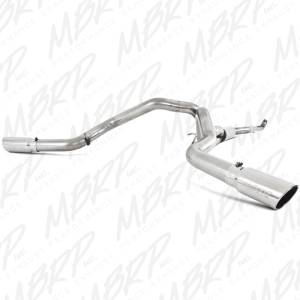 Exhaust - Exhaust Systems - MBRP Exhaust - MBRP 2001-2007 Duramax 6.6L Downpipe Back Dual Exhaust Systems