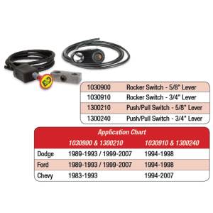 BD Diesel - Rocker Switch Kit Exhaust Brake 5/8 Manual Transmission Shift Lever BD Diesel - Image 2