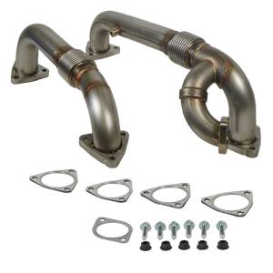 BD Diesel - Exhaust Manifold and Up-Pipes Set Power Stroke 6.4L Ford 2008-2010 F-250/F-350/F-450/F-550 SuperDuty BD Diesel - Image 3