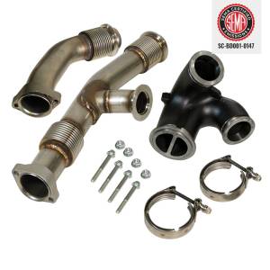 BD Diesel - 6.0L Power Stroke Up-Pipes Kit w/EGR Connector Ford 2003-2004.5 BD Diesel - Image 2